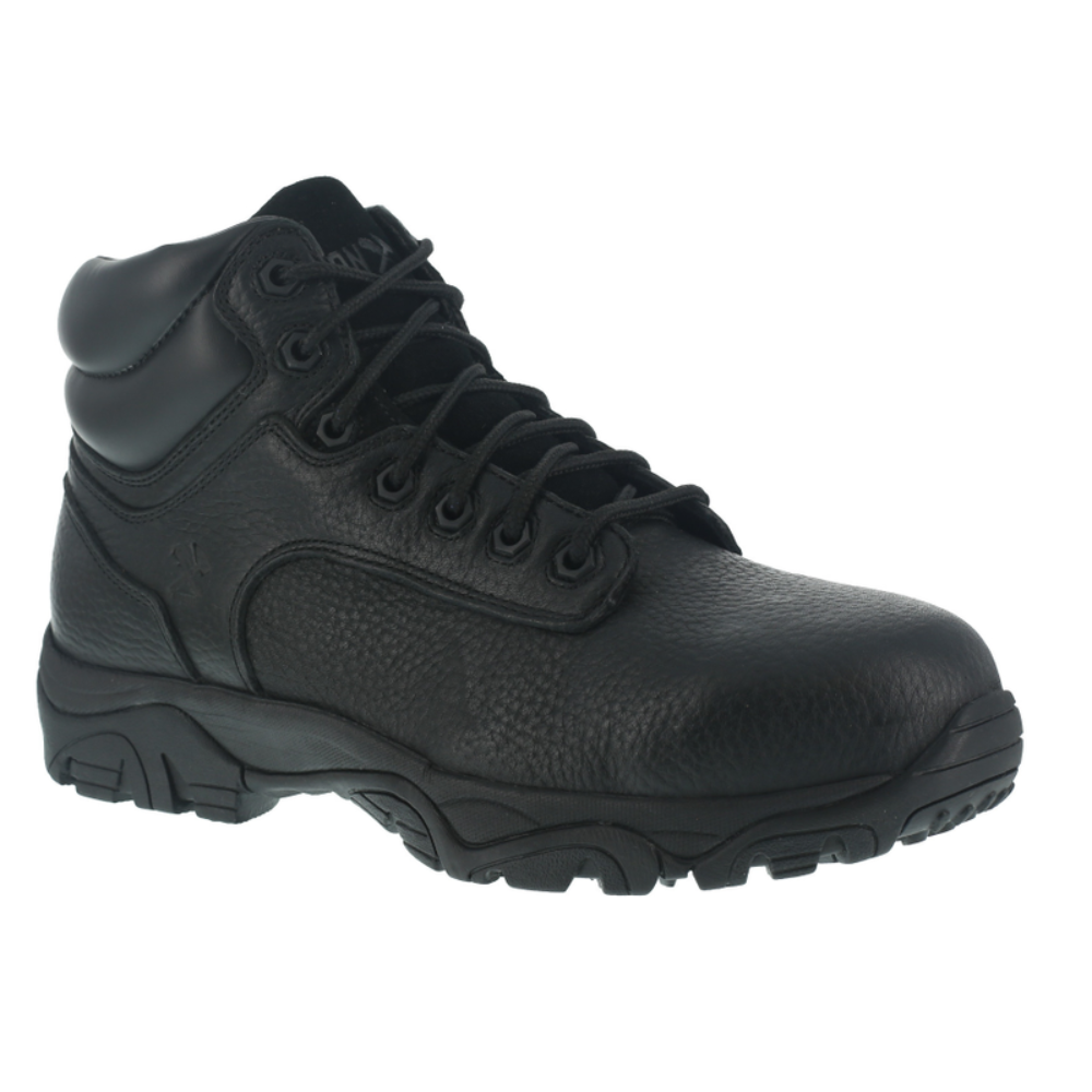 Iron Age Mens 6-inch Composite Toe Black Work Boots from GME Supply